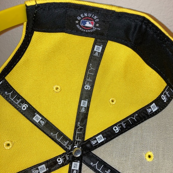 Men's New Era Yellow Chicago White Sox Spring Color Pack 9FIFTY Snapback Hat - Picture 6 of 8